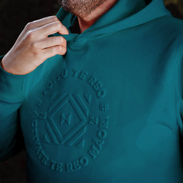 Takirua Hoodie - Peacock Blue